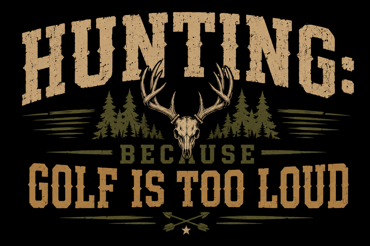 Hunting Because Golf Is Too Loud